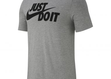 NIKE SPORTSWEAR `JUST DO IT` SWOOSH TEE ΓΚΡΙ - NIKE - 